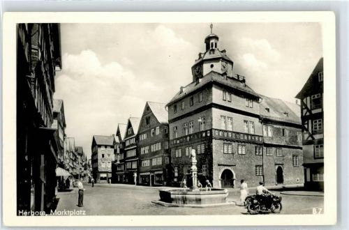 35745 W6348 Herborn , Hess - Marktplatz