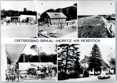 Graal-Müritz Broiler-Gaststätte, Milchbar Seestern, Strandpromenade