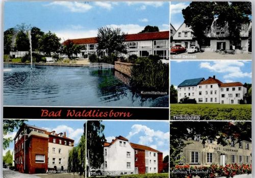 Bad Waldliesborn Kurmittelhaus, anna-Haus, Haus Bräcker, Kurhaus, Cafe Deimert