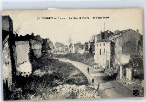 Verdun Foto-Karte Sankt Peter Strasse AKU2