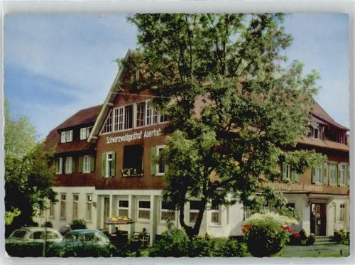 72250 W7290 Zwieselberg , Württ - Schwarzwaldgasthof Auerhahn