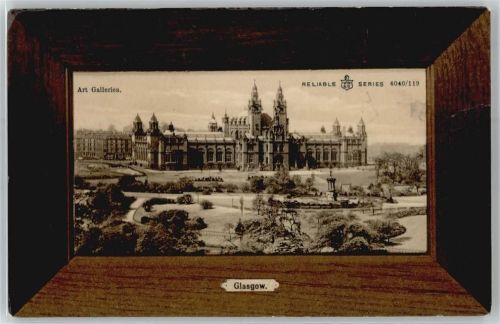 Glasgow Kunstgalerien, Holzmaserkarte