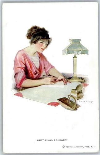 Brief schreiben , Lampe