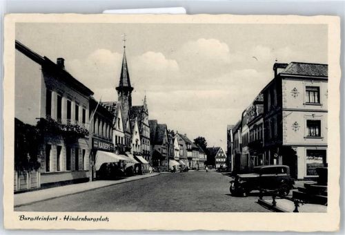 48565 W4430 Burgsteinfurt - Hindenburgplatz , Marke entfernt