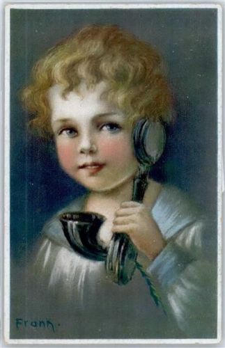 Mädchen am Telefon