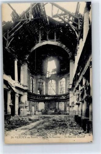 Verdun Foto-Karte Sankt Sauveur Kirche
