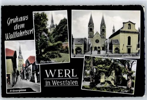 Werl Krämergasse Pfarrkirche Basilika Ruine