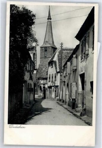 67146 W6705 Deidesheim - Kirche, Ortsansicht