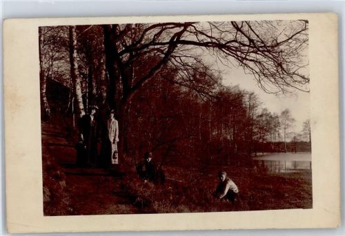 Jeßnitz Foto-Karte Ort handschriftlich