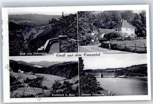 58256 W5828 Ennepetal - Kraftwerk , Talsperre
