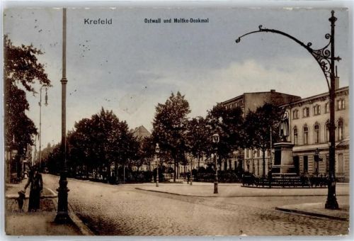 Denkmal Ostwall Krefeld Moltke 1914