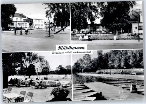 99974 O5700 Mühlhausen , Thür - Cafe am Schwanenteich
