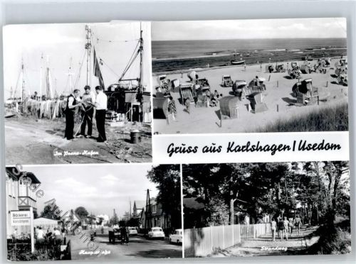 Karlshagen Hauptstraße Hafen Strand