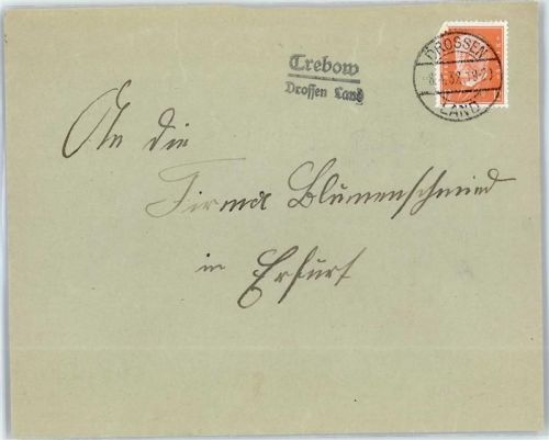 Drossen Landpoststempel Trebow
