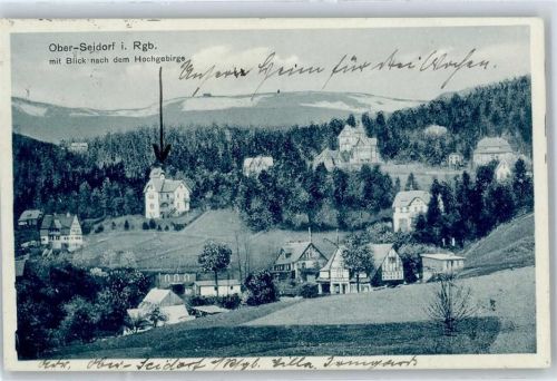 Seidorf Blick nach dem Hochgebirge