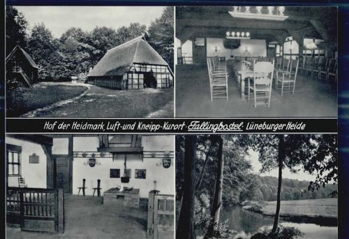 29683 W3032 Fallingbostel - Erinnerungsstätte des Bauerntums der Heidmark mit Niedersachsenhaus Hof