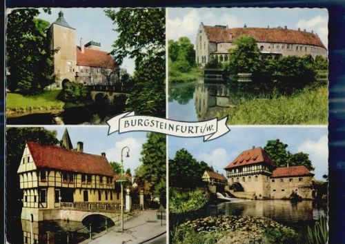 48565 W4430 Burgsteinfurt - Kirche Graben Schloß
