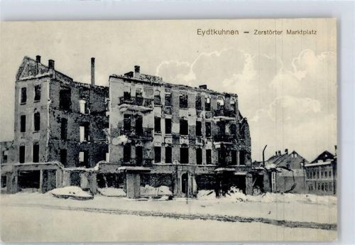Eydtkuhnen Zerstörter Marktplatz