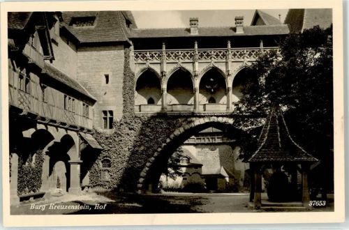 2100 Leobendorf Foto AK Burg Kreuzenstein