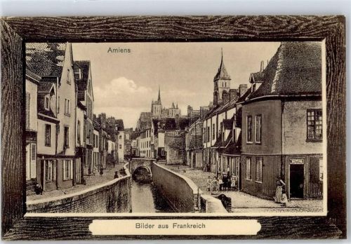 Amiens Fluss Brücke