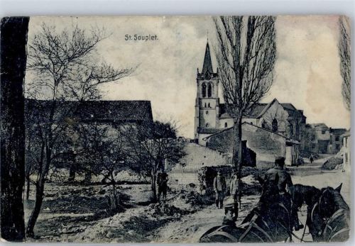 Saint-Souplet 1915 Kirche