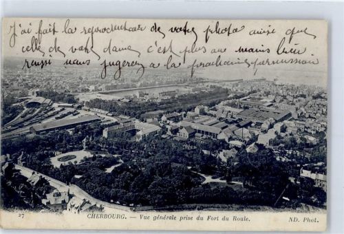 Cherbourg-Octeville Vue generale prise du Fort du Roule