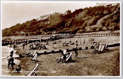 Folkestone Leas Cliff and Beach