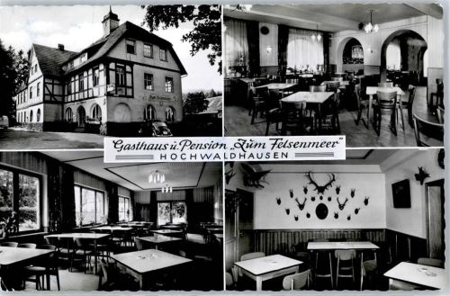 Hochwaldhausen Gasthaus Pension Zum Felsenmeer
