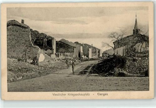 02130 Cierges - 1915 Westlicher Kriegsschaulpaltz