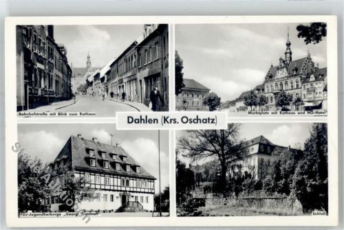 Dahlen Bahnhofstrasse Rathaus Marktplatz Jugendherberge