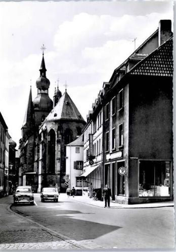 St. Wendel Dom Hauptstraße Autos