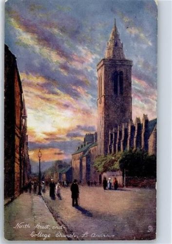 Dundee 1908 North Street and Collage Church St Andrews