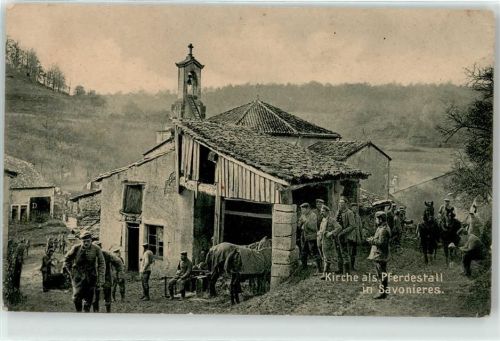37510 Savonnieres - Kirche als Pferdestall