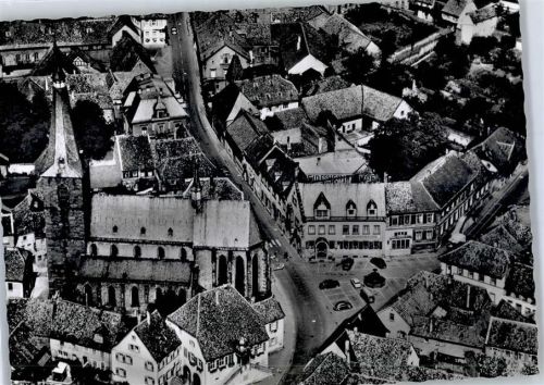 67146 W6705 Deidesheim - Fliegeraufnahme Gasthaus Hotel Deidesheimer Hof Marktplatz Rathaus