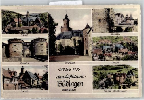 Büdingen Schloss Mühltor Stadtmauer Untertor