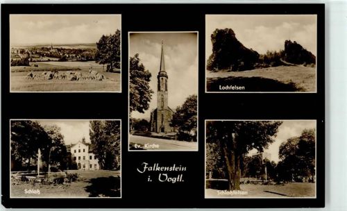 Falkenstein Ev. Kirche Lochfelsen Schlossfelsen