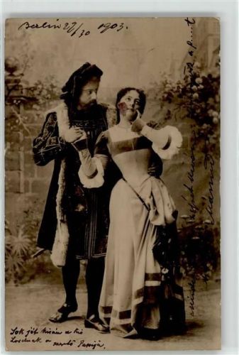 Oper Bühnenbild 1903 Foto AK