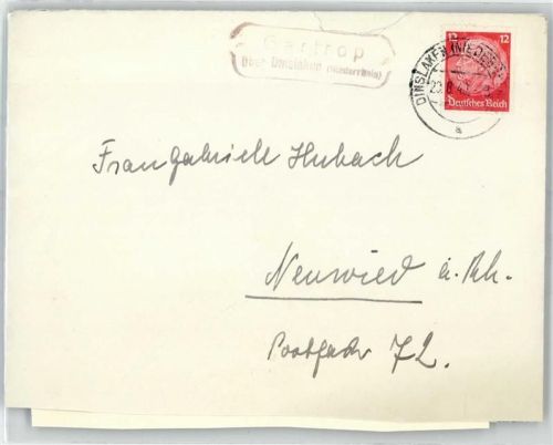 46569 W4224 Gartrop-Bühl - Landpoststempel
