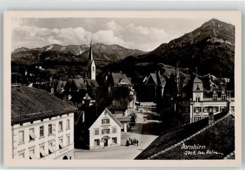 Dornbirn Gasthaus Xaver Hess Kirche Sonderstempel Mustermesse 1951