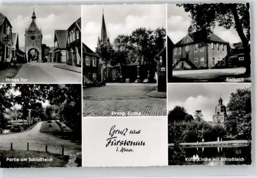 Fürstenau Ev. Kirche Rathaus Kath. Kirche