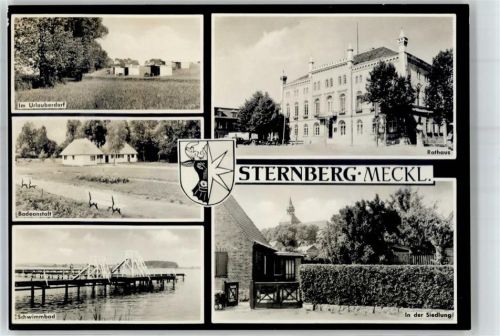 Sternberg Badeanstalt Schwimmbad Rathaus Siedlung