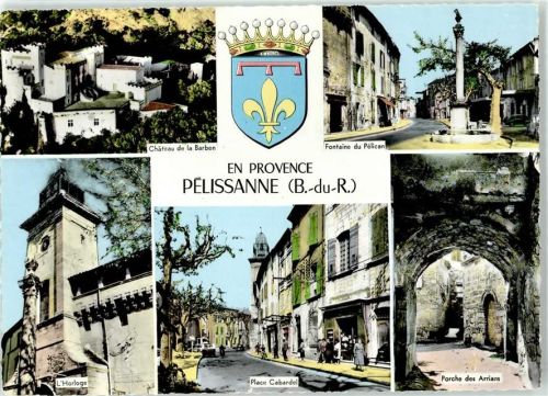 Pelissanne 1962 Wappen Schloss Barben