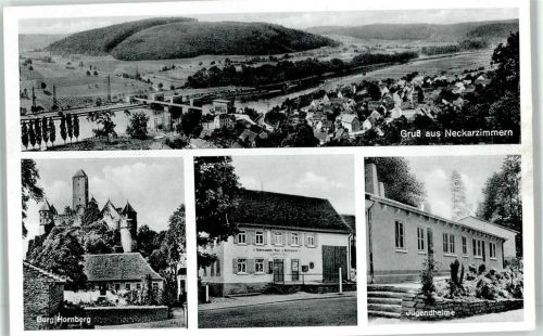 74865 W6951 Neckarzimmern - Burg Hornberg Jugendheim Lebensmittelhandlung
