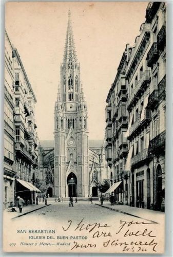 San Sebastian Donostia 1903 - Iglesia del Buen Pastor