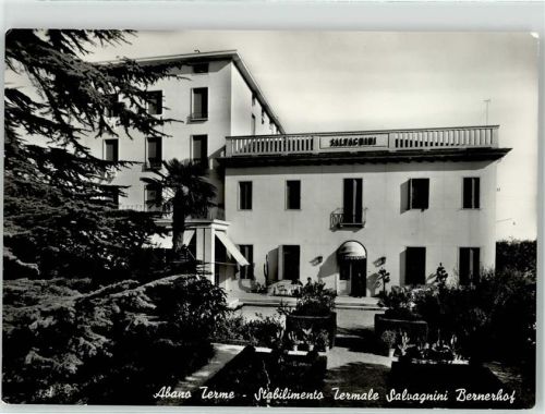 35031 Abano Terme Bagni 1957 - Hotel