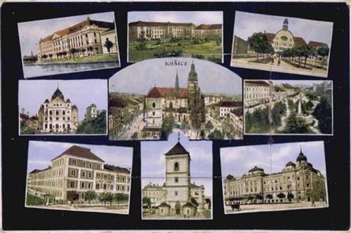Kassa Kassa (Slowakei) Leporello Mehrfachansicht I-II