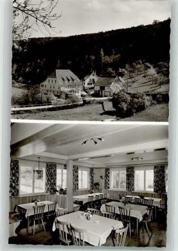 Kapfenhardt Gasthaus Pension Untere Kapfenhardter Mühle mit Gaststube