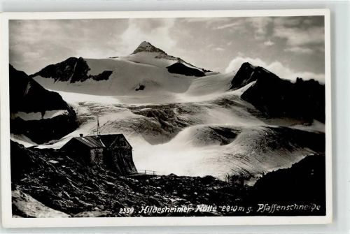Hildesheimer Hütte Berghütte Hüttenstempel Pfaffenschneide