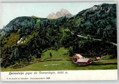 Zwieselalmhütte Berghütte Donnerkogln Hüttenstempel