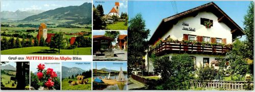 Mittelberg Haus Anny Schall Kirche Dorfstrasse Grüntensee